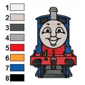 Thomas the Train Embroidery Design 05